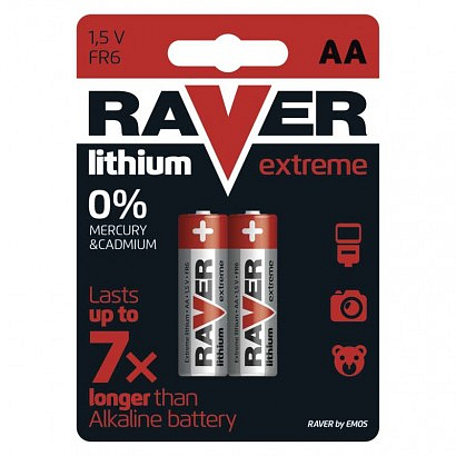 EMOS Lithiová baterie RAVER AA (FR6)
