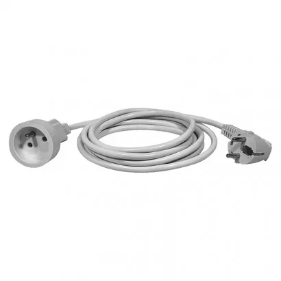 EMOS Prodlužovací kabel 7 m / 1 zásuvka / bílý / PVC / 1 mm2