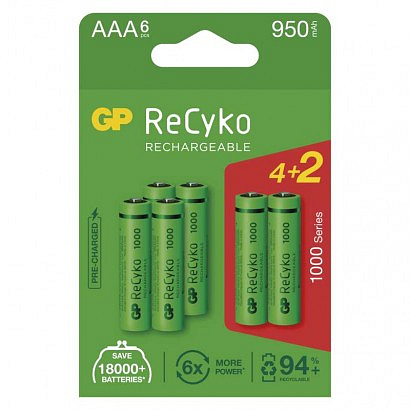 EMOS Nabíjecí baterie GP ReCyko 1000 AAA (HR03)