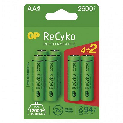 EMOS Nabíjecí baterie GP ReCyko 2700 AA (HR6)