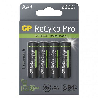 EMOS Nabíjecí baterie GP ReCyko Pro Photo Flash AA (HR6)