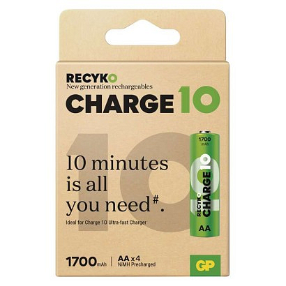 EMOS Nabíjecí baterie GP ReCyko Charge 10 AA (HR6)