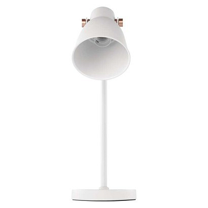 EMOS Stolní lampa JULIAN na žárovku E27, bílá