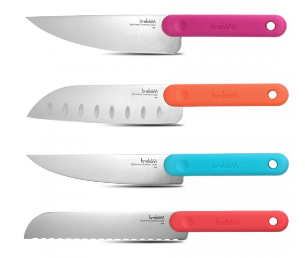 Sada kuchyňských nožů Trebonn barevná 4 ks