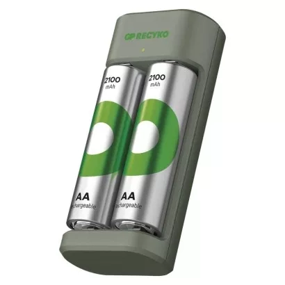EMOS Nabíječka baterií GP Eco E221 + 2× AA ReCyko 2100